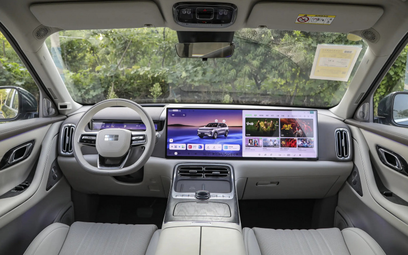 Geely Galaxy M9 PHEV фото салону