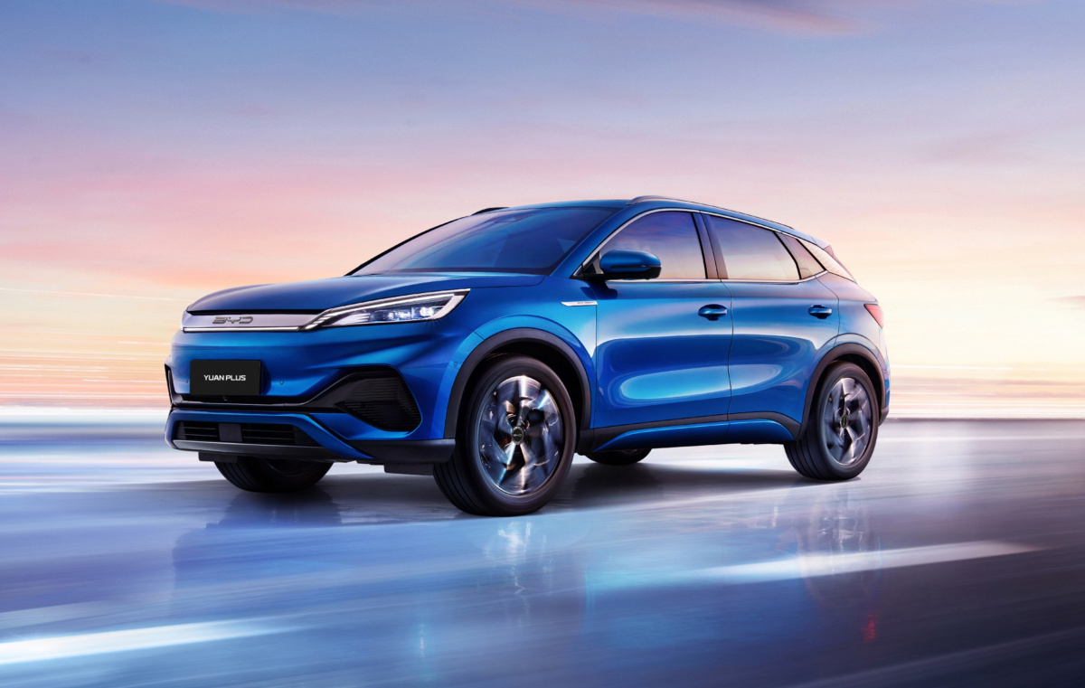 BYD Yuan Plus – недорогий китайський електромобіль із запасом ходу 510 км