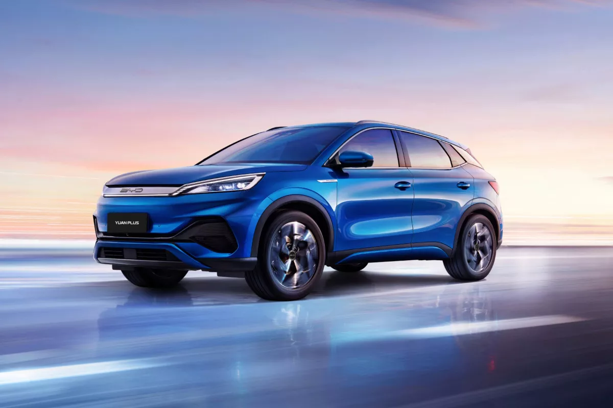 BYD Yuan Plus – недорогий китайський електромобіль із запасом ходу 510 км