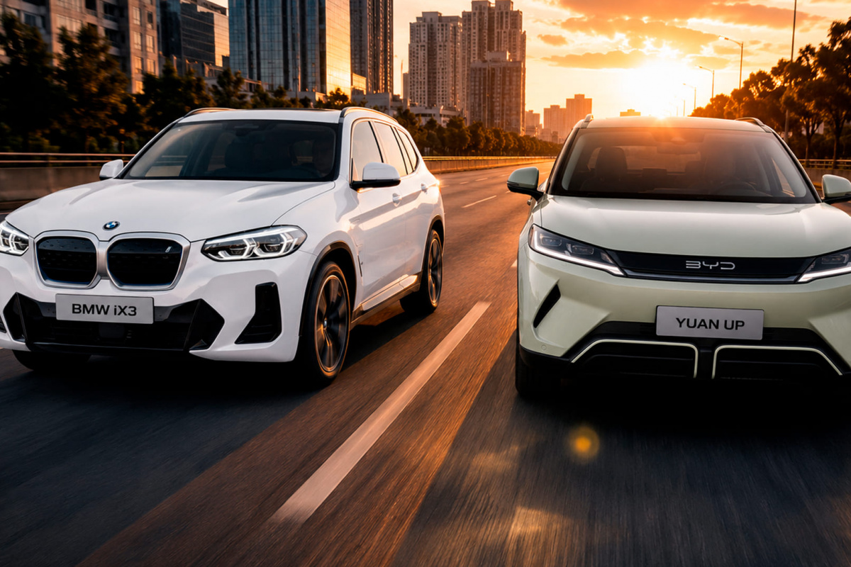Сравнение BMW iX3 и BYD Yuan Up: какой электромобиль лучше?